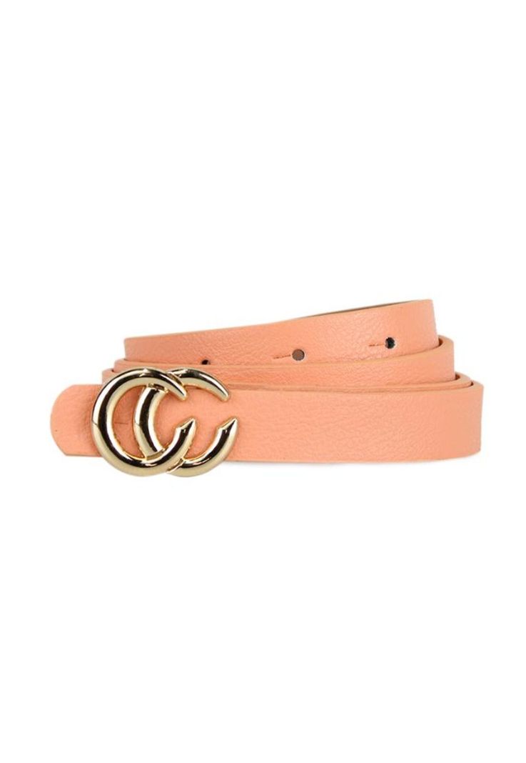 Cinturon mujer Oporto orange pastel Carven Naranjo
