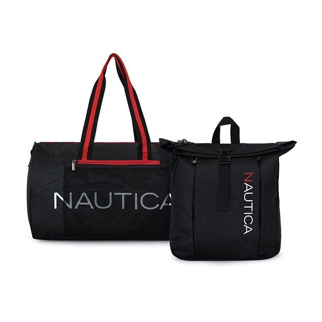 Bolso Aries + Mochila Bend Negro-0