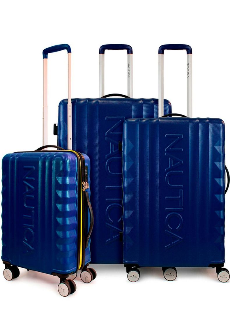 Set de 3 maletas S+M+Nautica Polonia azul L