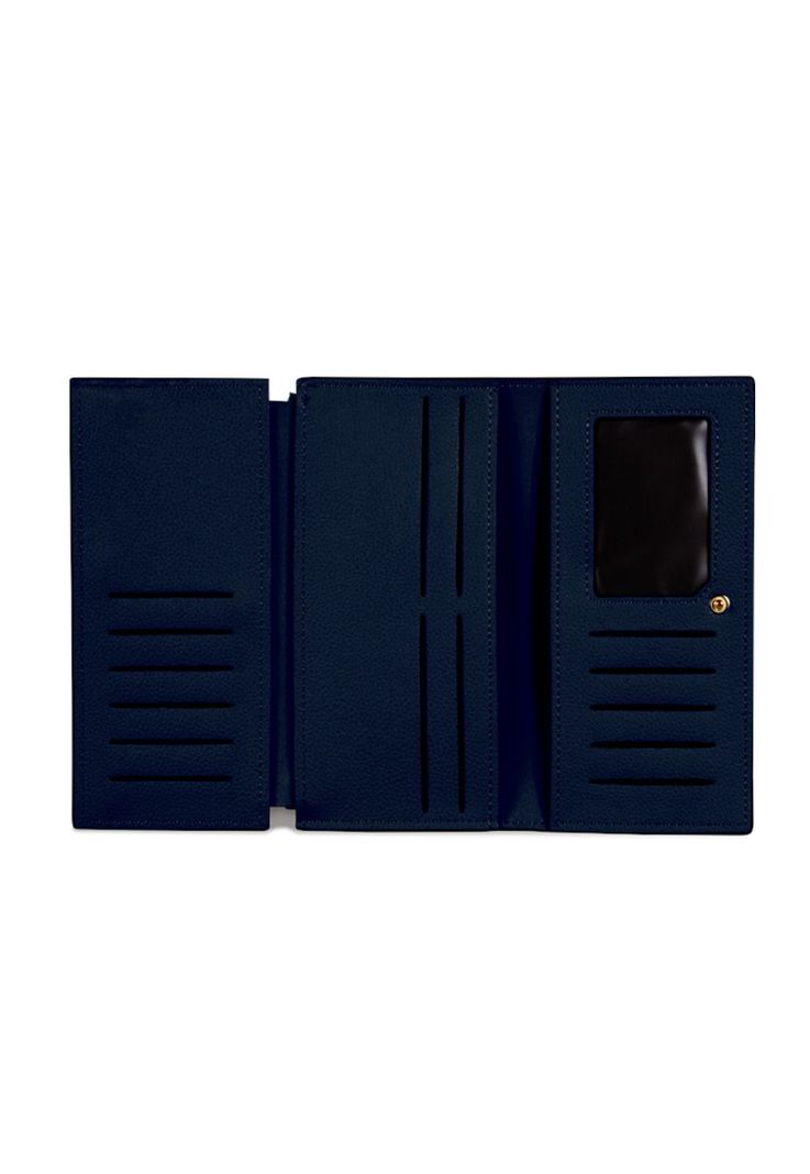 Pack Billetera Delia azul + Pañuelo Omani turquesa Carven-2