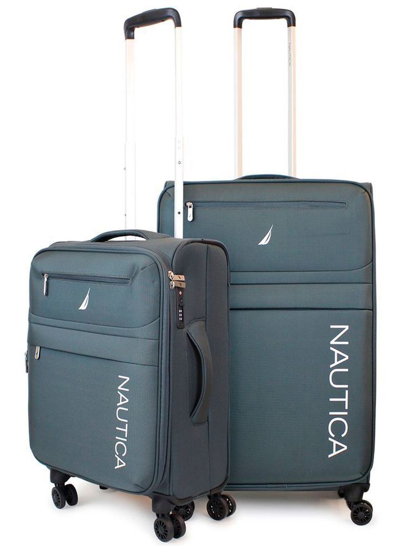 Pack 2 maletas blandas de tela S+M Nautica Munich 10k y 20k gris