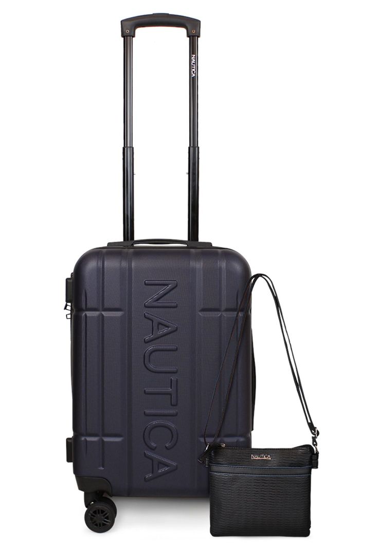 Pack Nautica Maleta cabina Amsterdam azul + Crossbody Leeway-0
