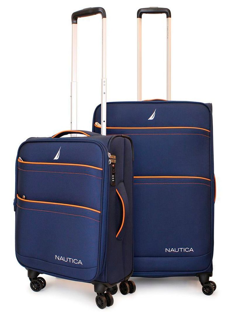 Pack 2 maletas blandas de tela S+M Nautica Lisboa 10k y 20k azul