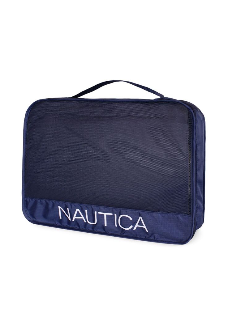 Set 3 Maletas Prime S+M+L + Organizador azul Nautica-1