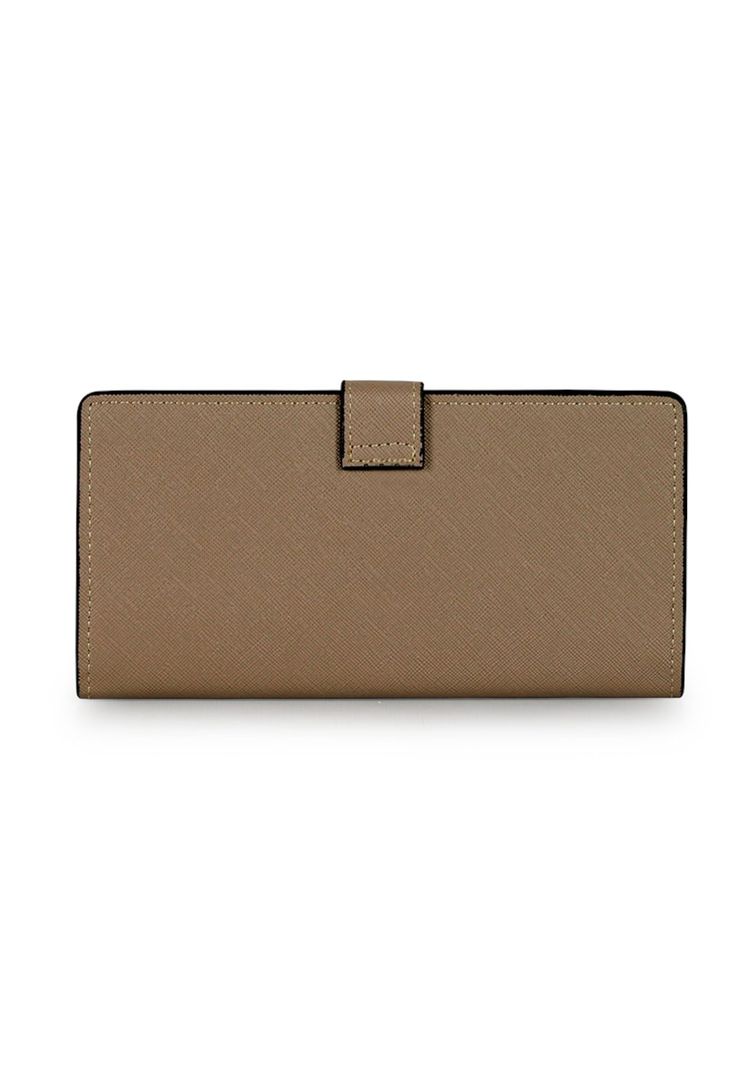 Pack Billetera Vesta taupe + Pañuelo Omani beige Carven-3