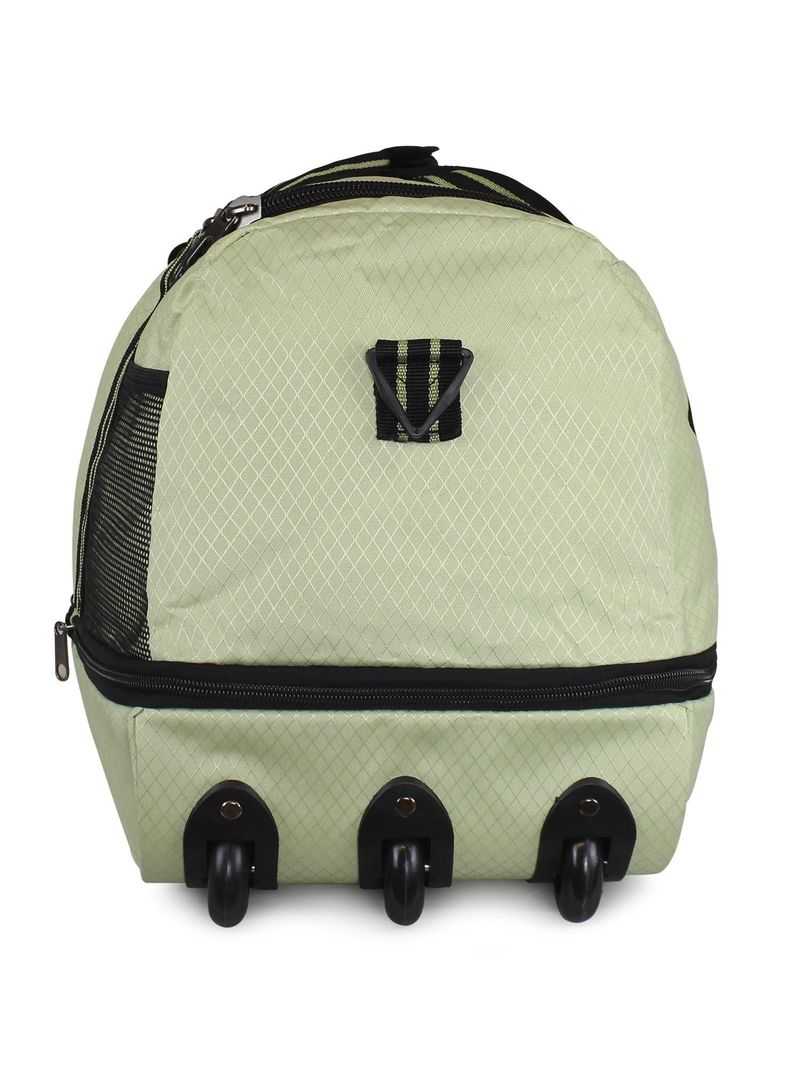 Bolso tipo mochila con ruedas Challenger Verde + Candado-4