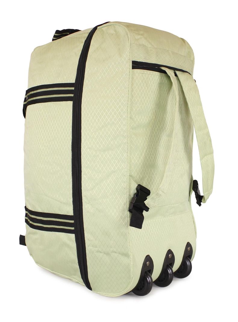 Bolso tipo mochila con ruedas Challenger Verde + Candado-5