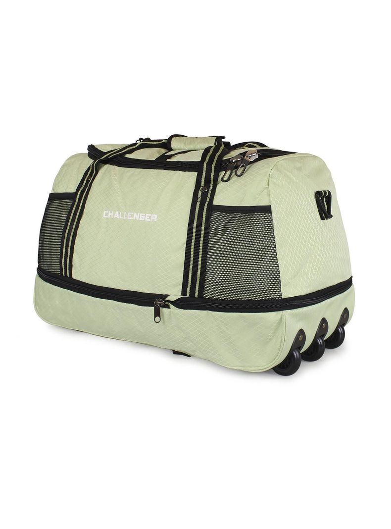 Bolso tipo mochila con ruedas Challenger Verde + Candado-9