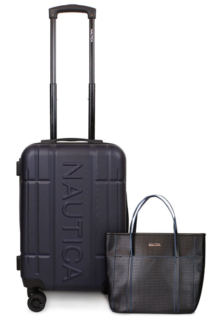 Pack Nautica Maleta cabina Amsterdam azul + Cartera Leeway-0