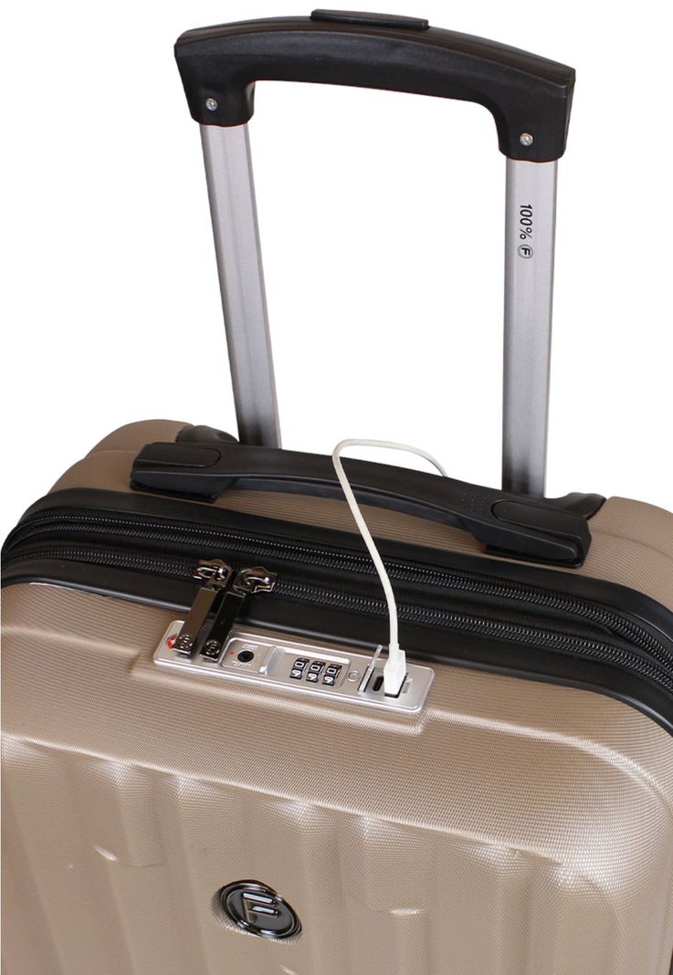 Pack Maleta cabina Flip café 10kg + Neceser + Bolso Fila-6