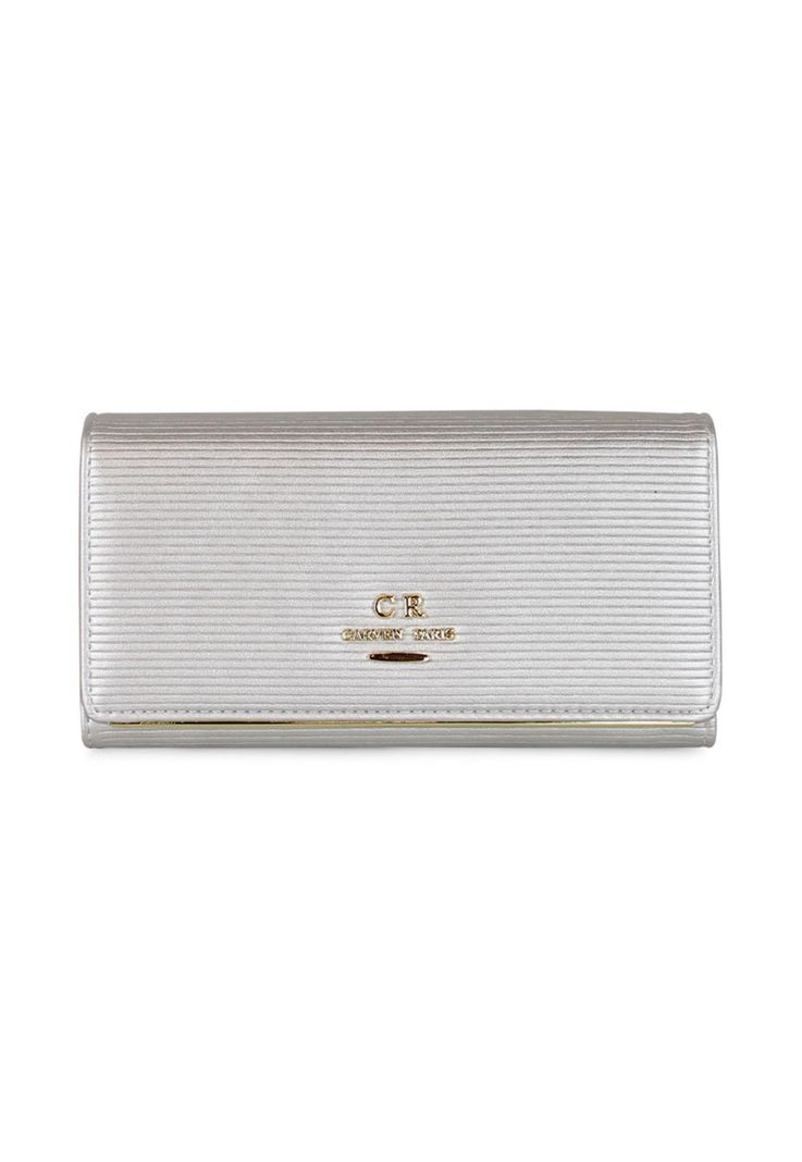 Pack Billetera Gala silver + Pañuelo Oni blanco Carven-1