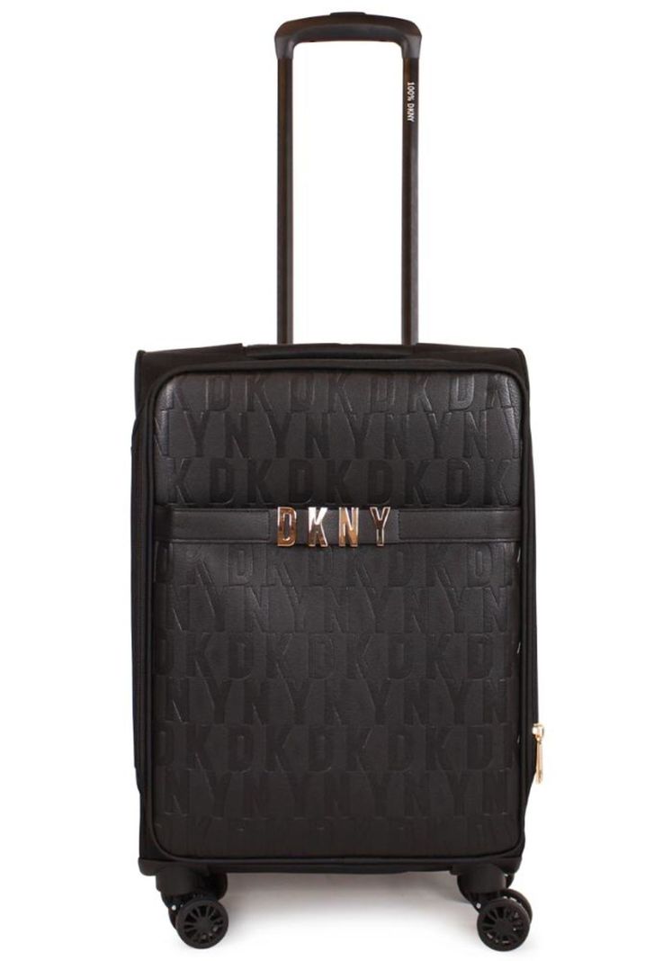 Maleta blanda Donna Karan mediana IMPRESSIONIST 20kg negra DKNY