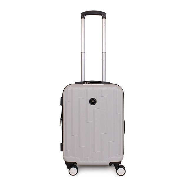Maleta cabina S (10 Kg) Flip Gris con USB -0