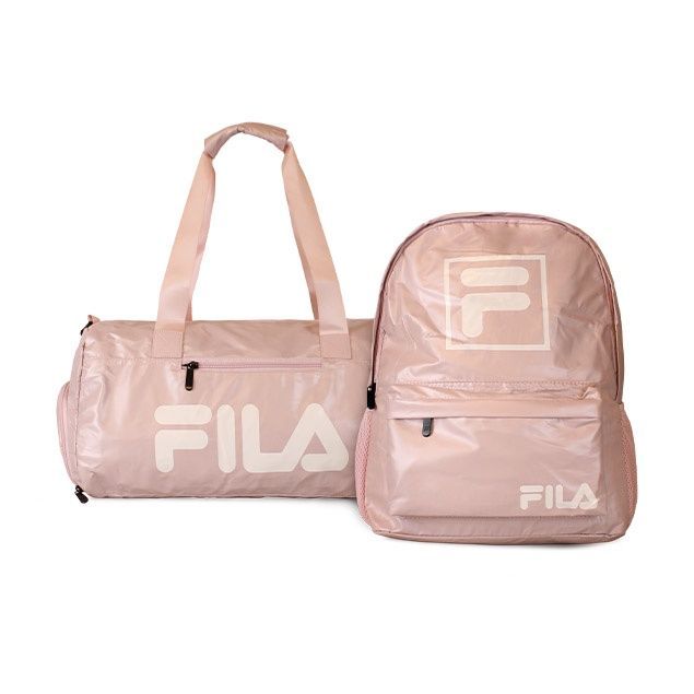Pack Mochila + Bolso Bolonia Rosa-0