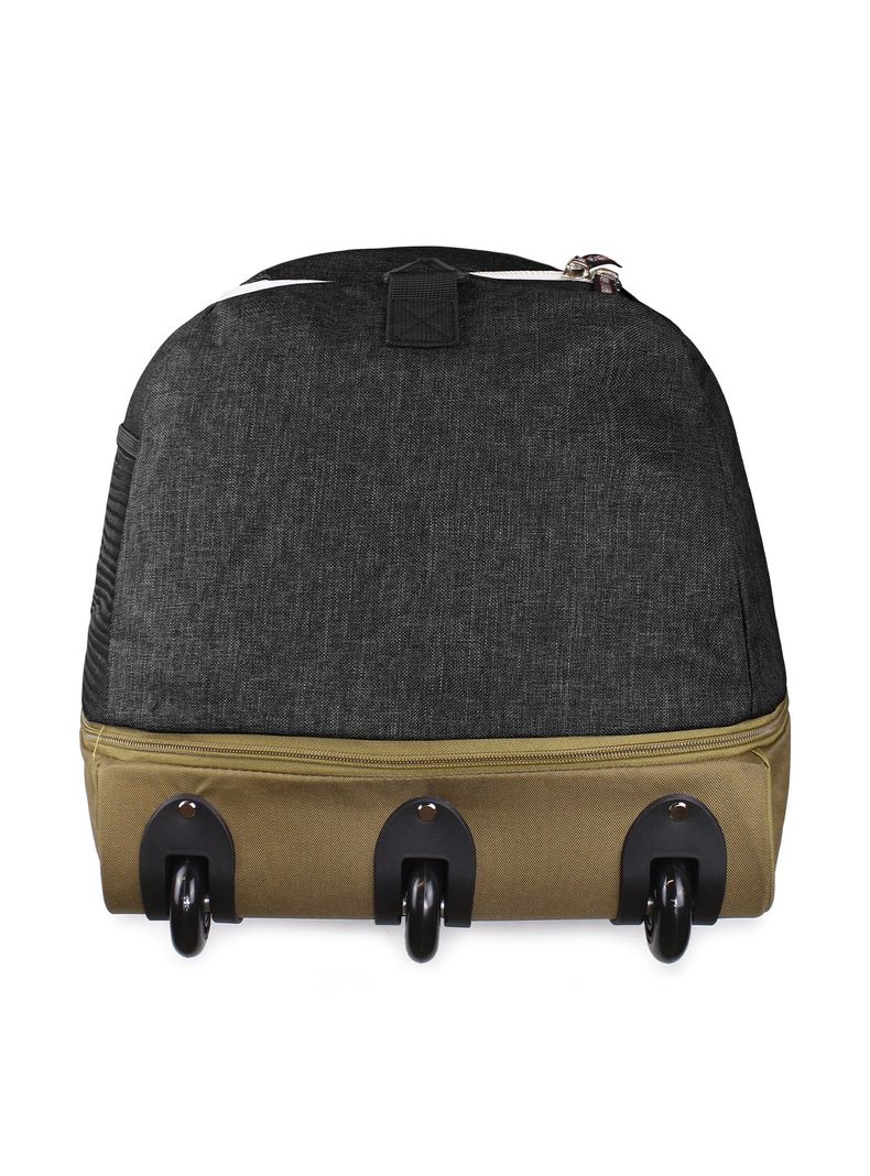 Bolso enrollable Coloso Negro-Beige-2