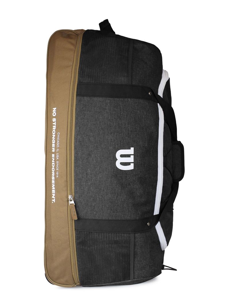 Bolso enrollable Coloso Negro-Beige-5