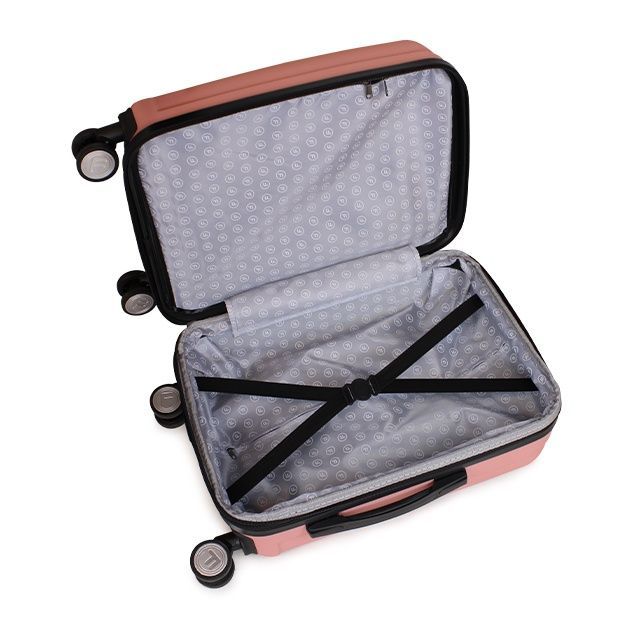 Maleta cabina S (10 Kg) Flip Rosado con USB -1