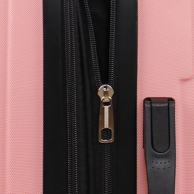 Maleta cabina S (10 Kg) Flip Rosado con USB -4