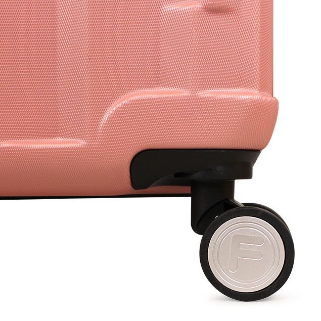 Maleta cabina S (10 Kg) Flip Rosado con USB -5
