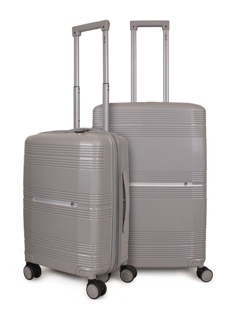 Pack 2 maletas S+M Chic Gris-0
