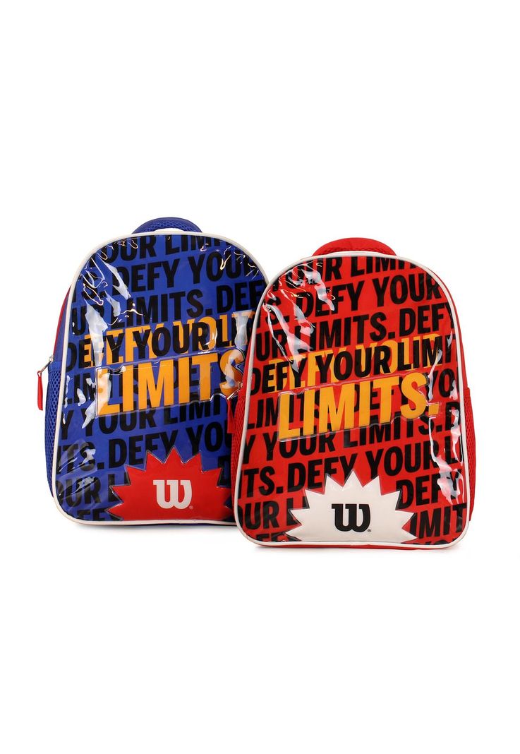 Pack Wilson 2 mochilas infantil Luck roja y Azul Rojo