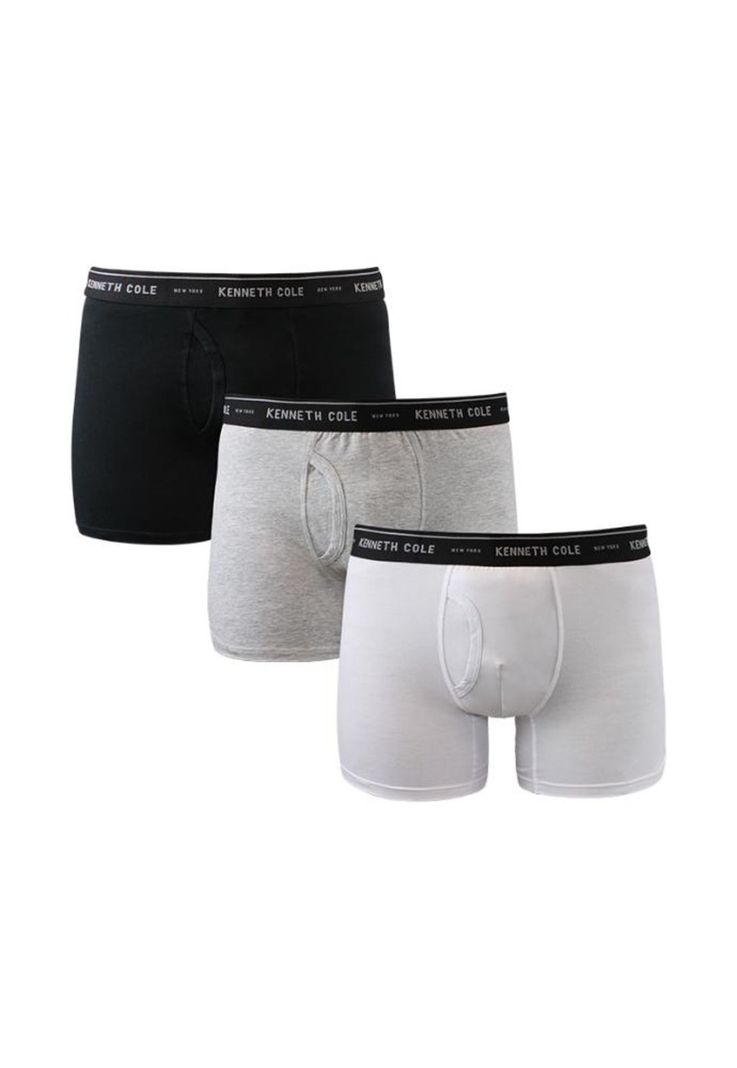 Boxer pack3 talla L multicolor Kenneth Cole Blanco