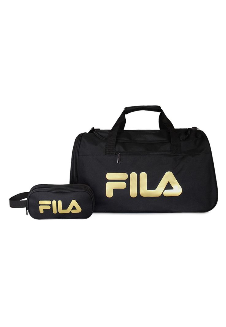 Pack Bolso Verona gold 71 lts + Neceser Spark Fila-0