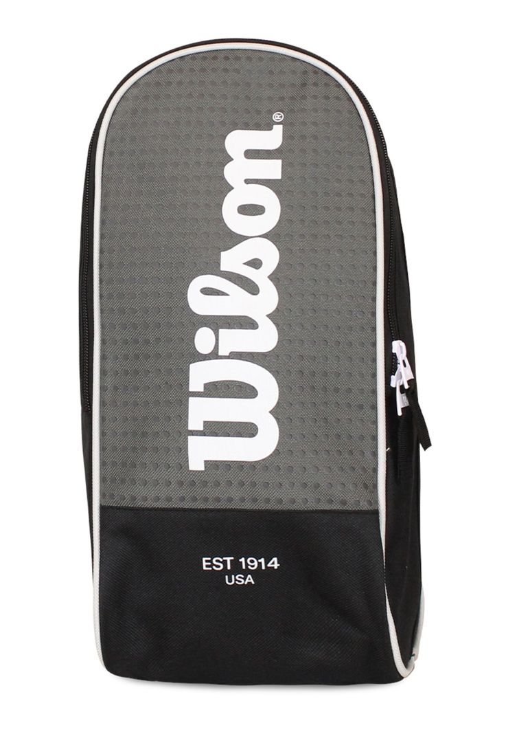 Bolso botinero para zapatos Wilson Manchester negro-gris-0