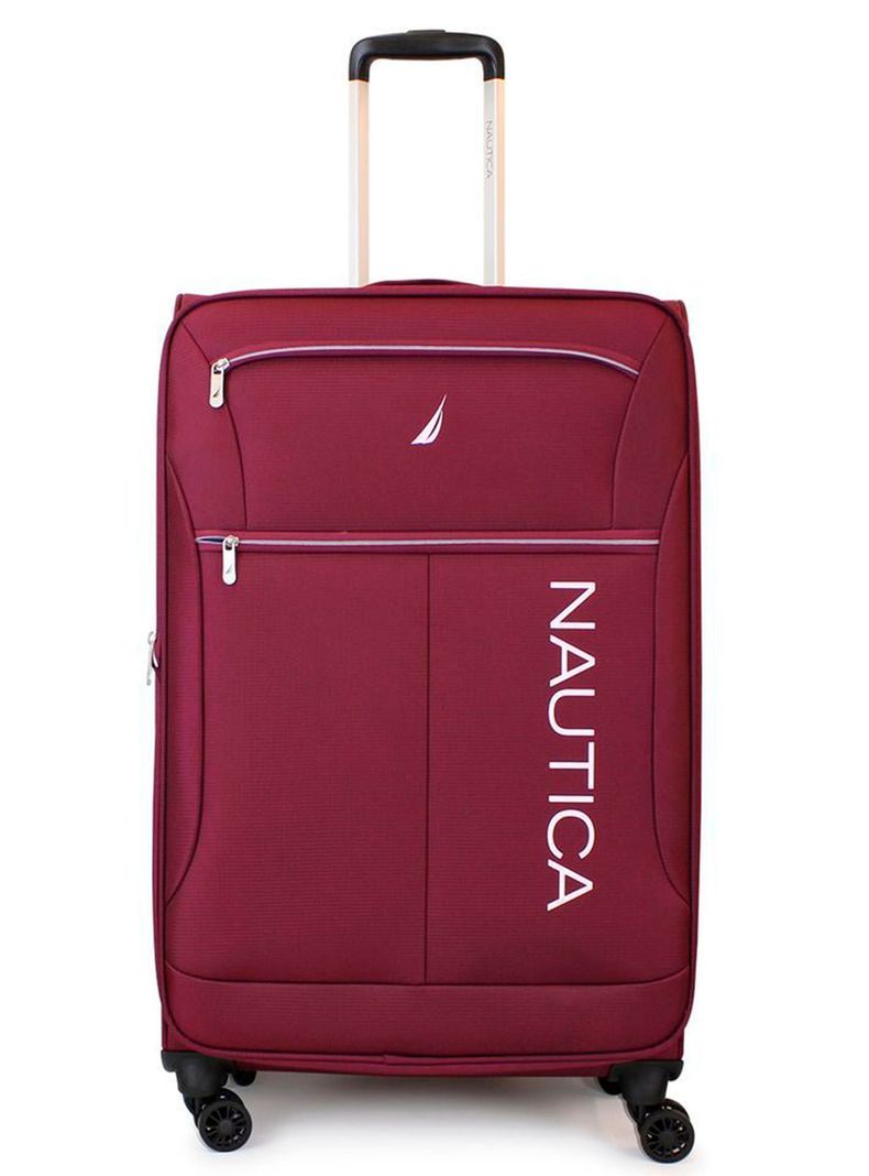 Maleta blanda de tela grande Nautica Valencia L 23kg burdeo