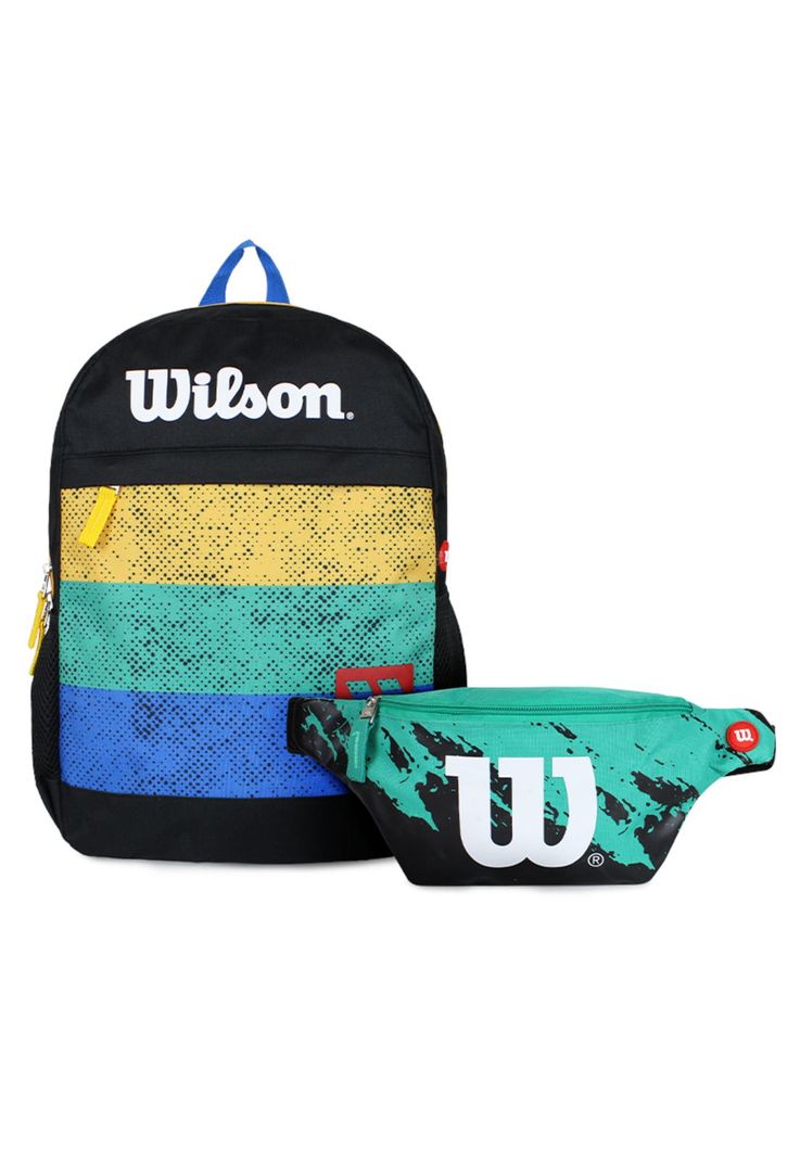 Pack Wilson Mochila Trino + banano Apolo verde-0