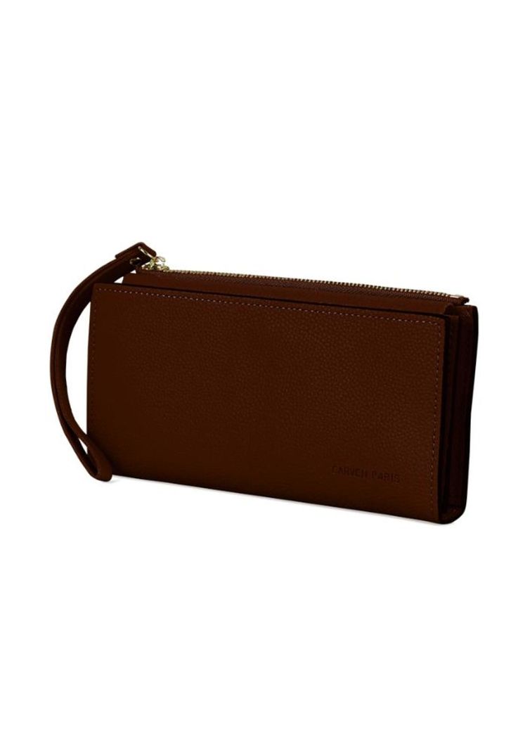 Billetera mujer Delia cafe Carven S