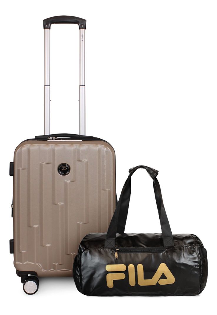 Pack Maleta cabina Flip café 10kg + Bolso Fila Bolonia-0