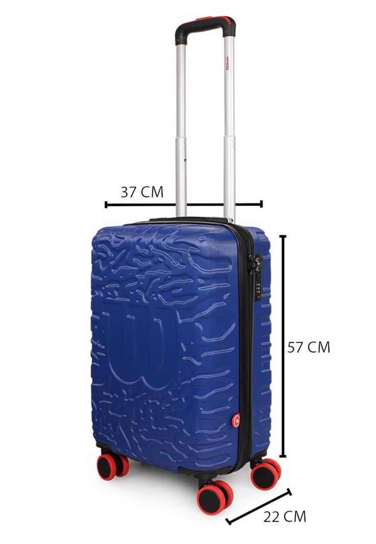 Pack 2 maletas S+M cabina y mediana azul Vermont Wilson-1