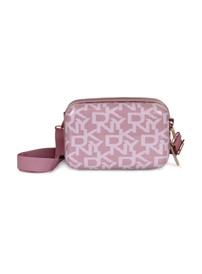 Croosbody Signature Rosa-Blanco Donna Karan -4