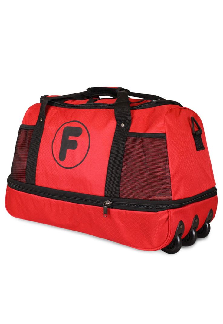 Bolso tipo mochila con ruedas Goliat rojo F la maleta de chile M
