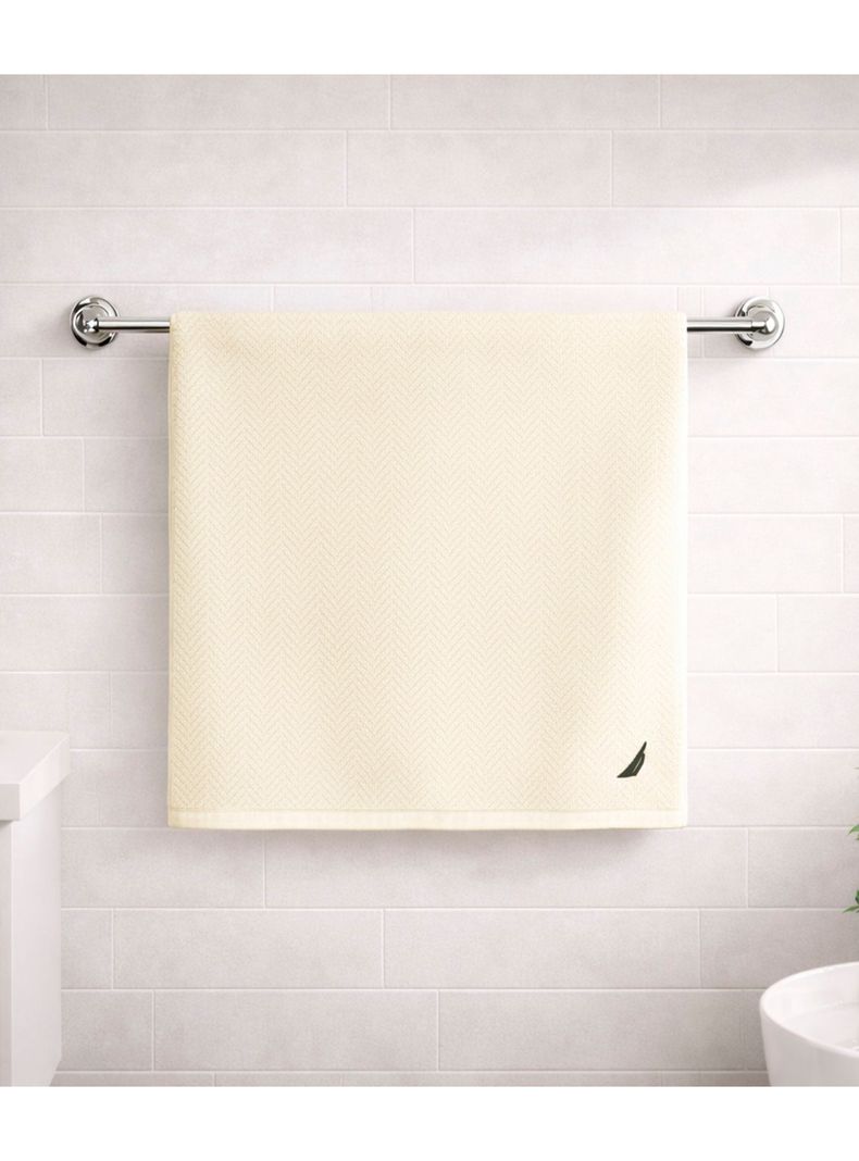 Toalla de Bano Cuerpo VIS Nautica Home 100% algodon suave 76x137cm crema Beige