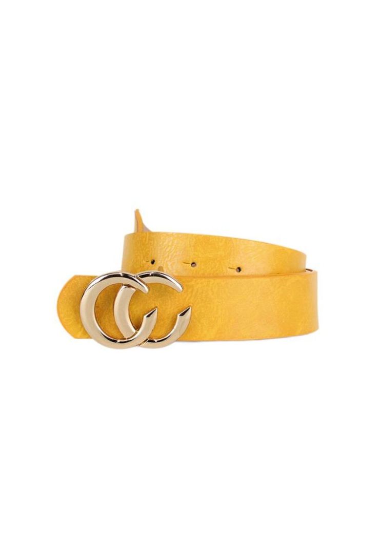 Cinturon mujer Faro amarillo Carven