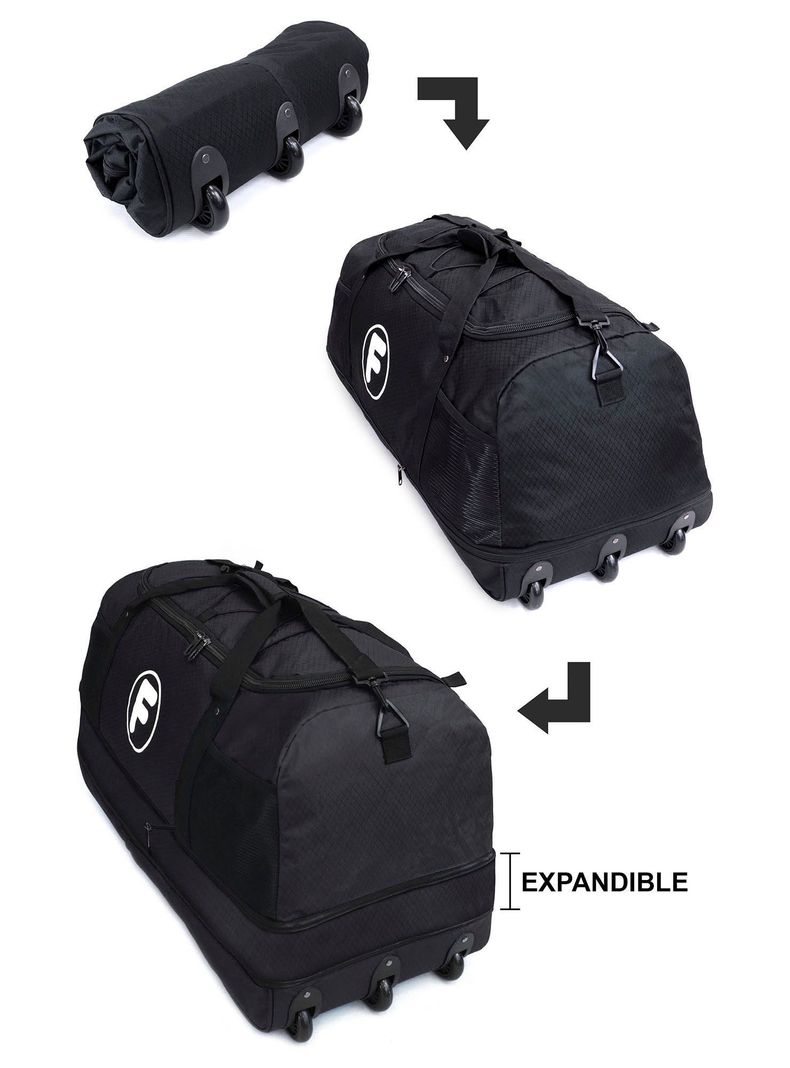 Bolso XL Goliat Negro F - Enrollable-2