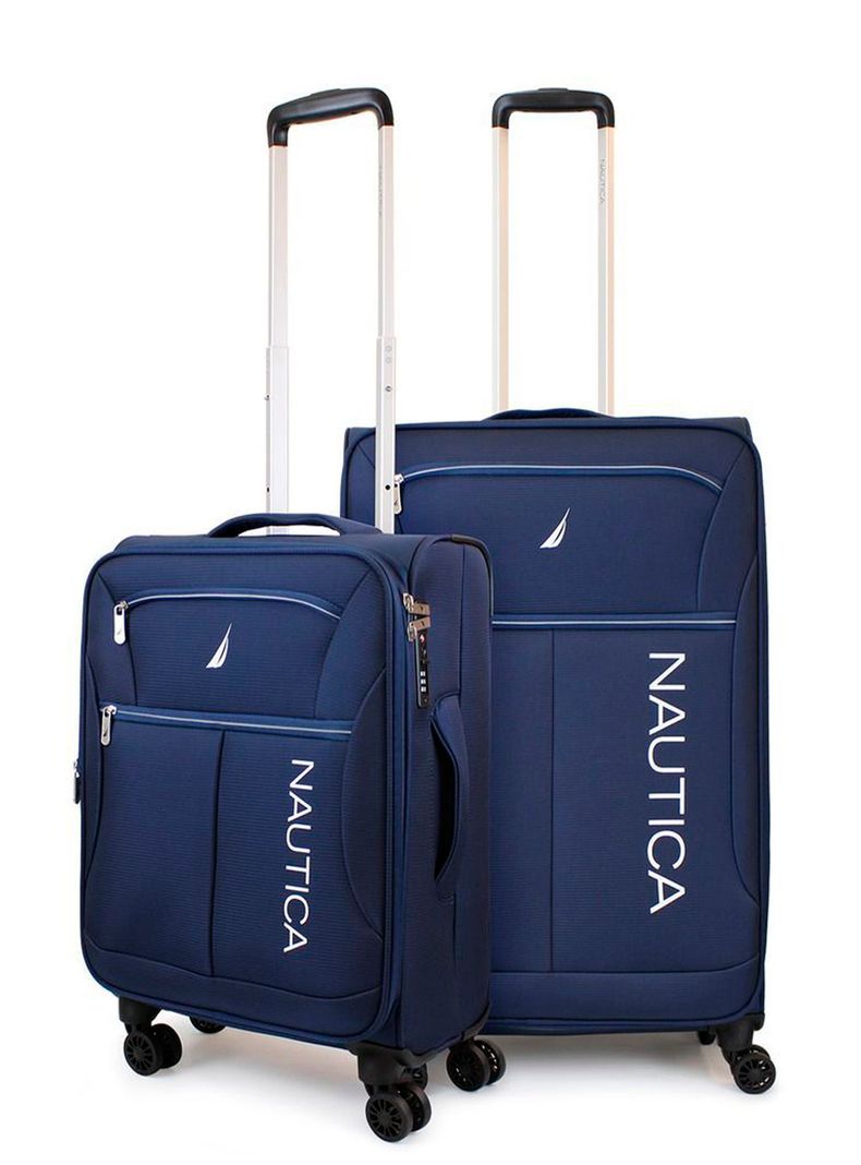 Pack 2 maletas blandas de tela S+M Nautica Valencia 10k y 20k azul