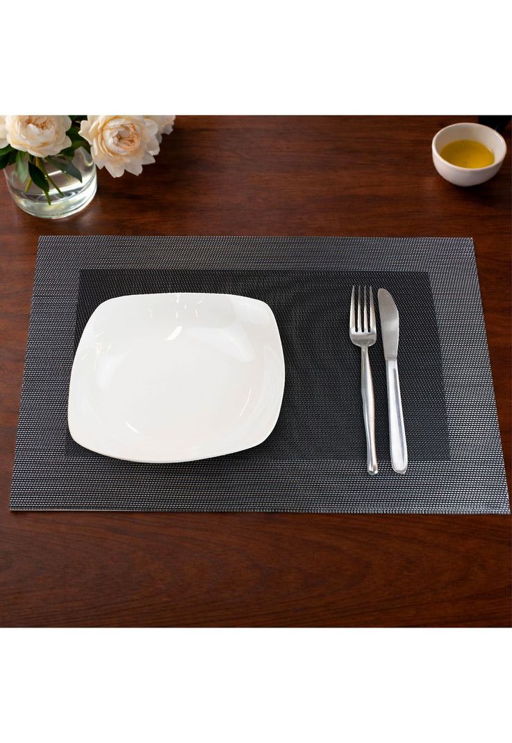 Pack 2 Individuales de mesa Nautica Home 45x30cm negro S