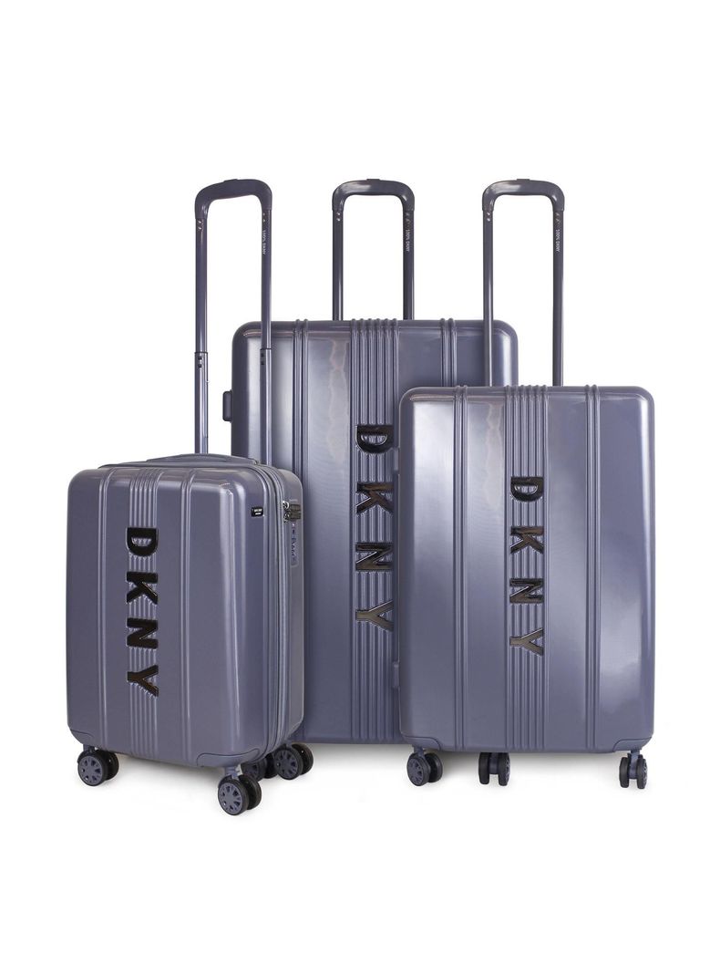 Set 3 maletas S+M+L Elite Azul Donna Karan-0