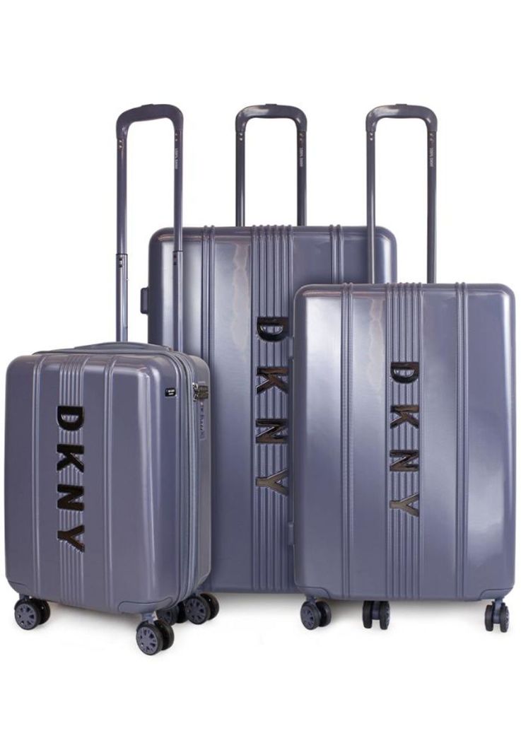Set de 3 Maletas Donna Karan Elite S+M+L azul DKNY