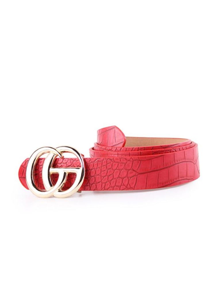 Cinturon mujer Shelly rojo Carven