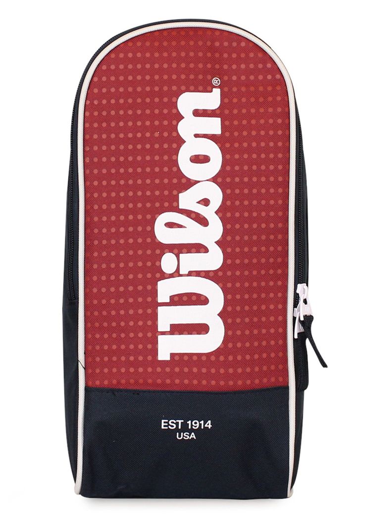 Bolso botinero para zapatos Wilson Manchester burdeo-0
