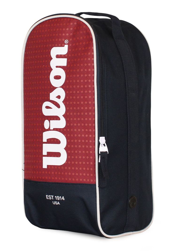Bolso botinero para zapatos Wilson Manchester burdeo-1