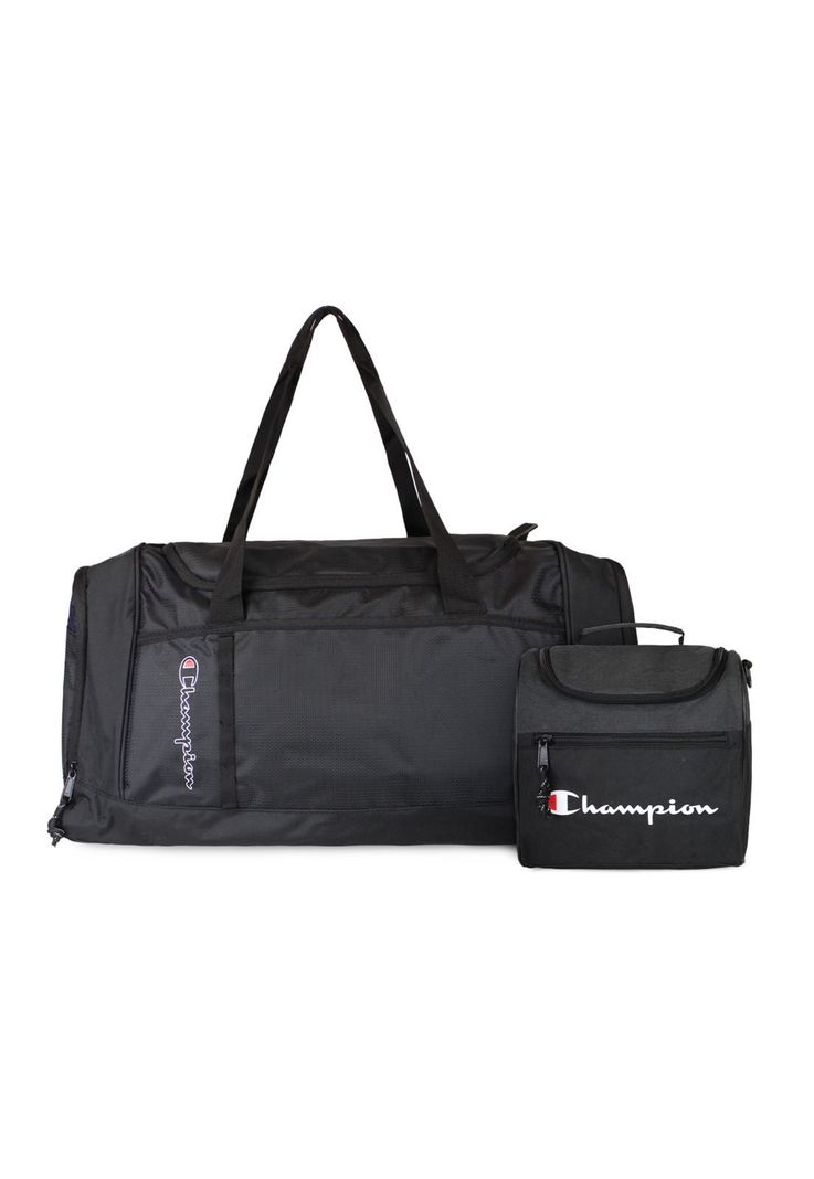Pack Champion bolso Brooklyn + Lonchera Oxford negra Negro