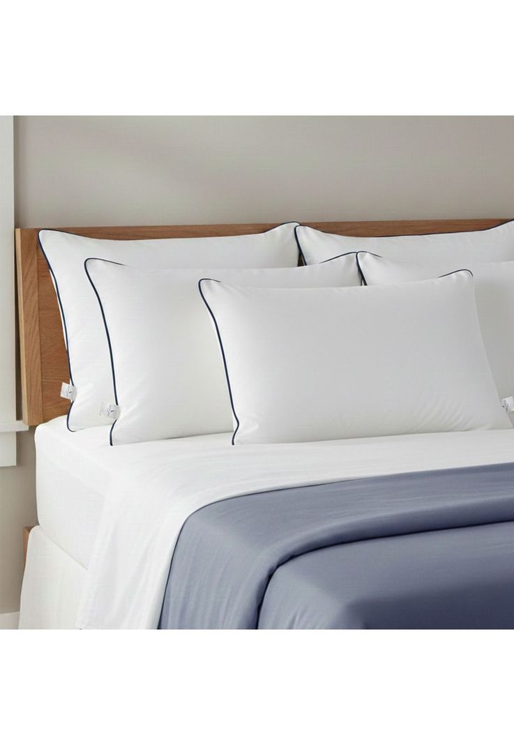 Almohada Nautica Home Queen 50x76cm Hipoalergenica Suave Blanco