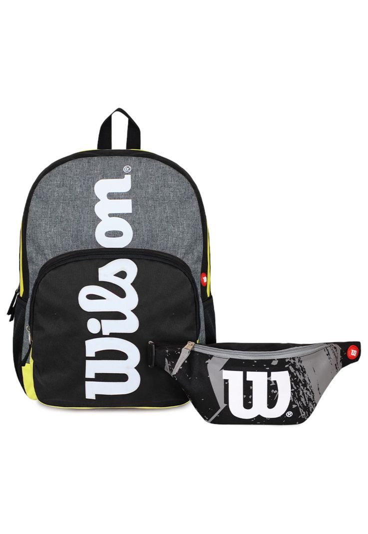 Pack Wilson Mochila Boston + banano Oslo negro-0