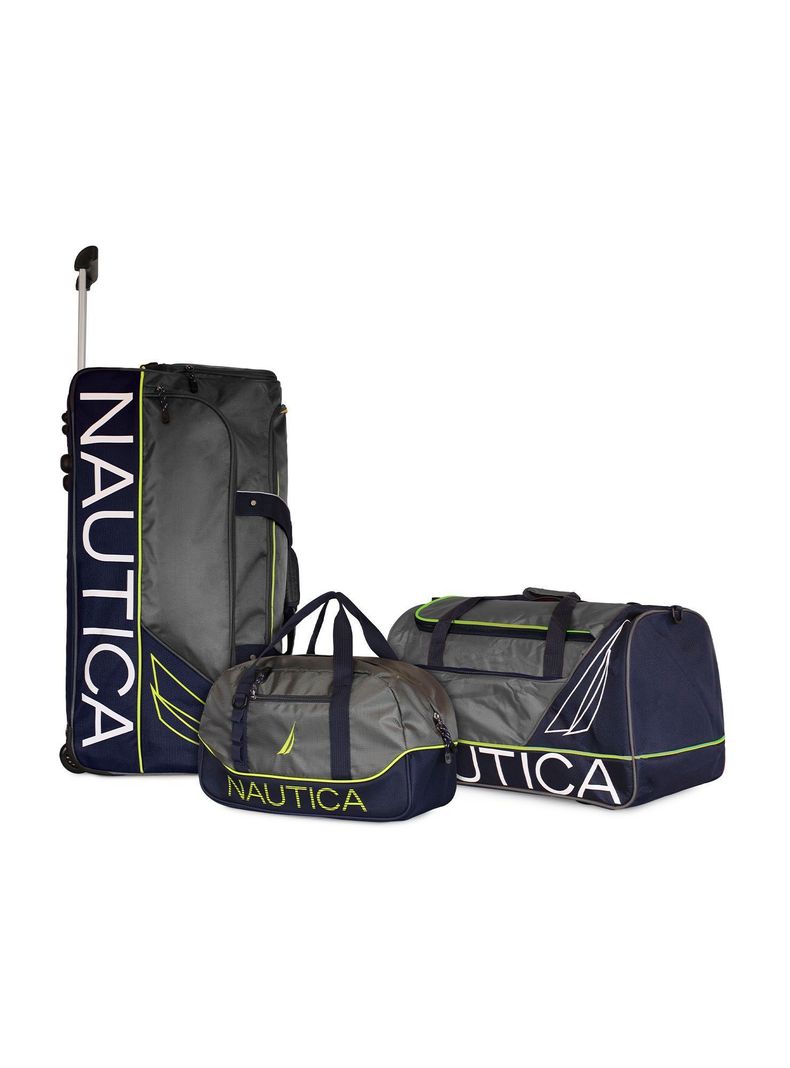 Set 3 Bolsos de viaje Nautica Mannar L+M+S Gris