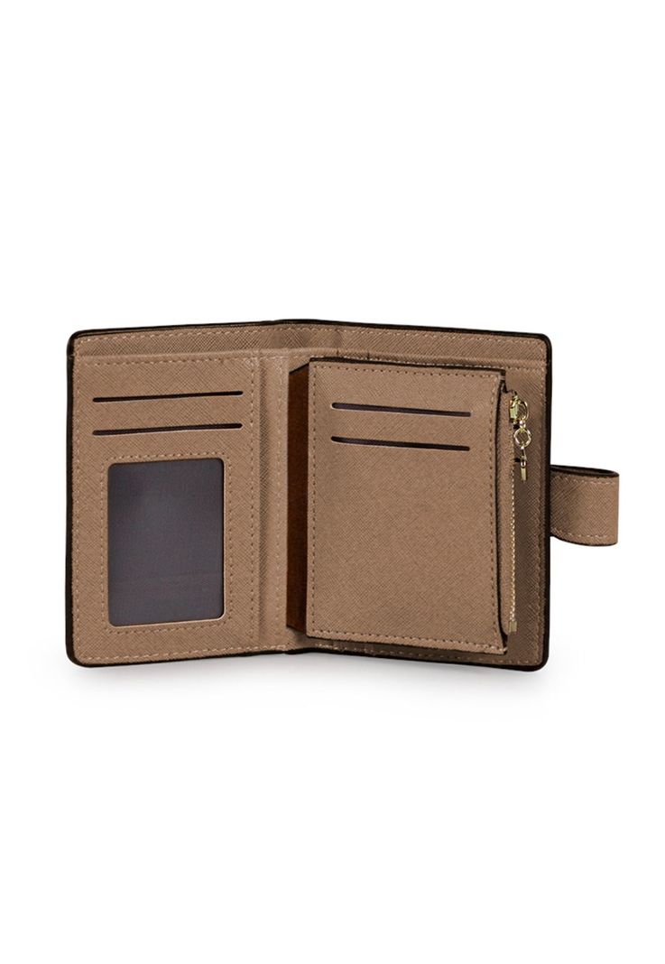 Pack Billetera Briana taupe + Pañuelo Omani beige Carven-3
